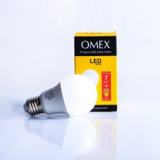 7W Omex LED A60 E27 Lamp - Warmwhite